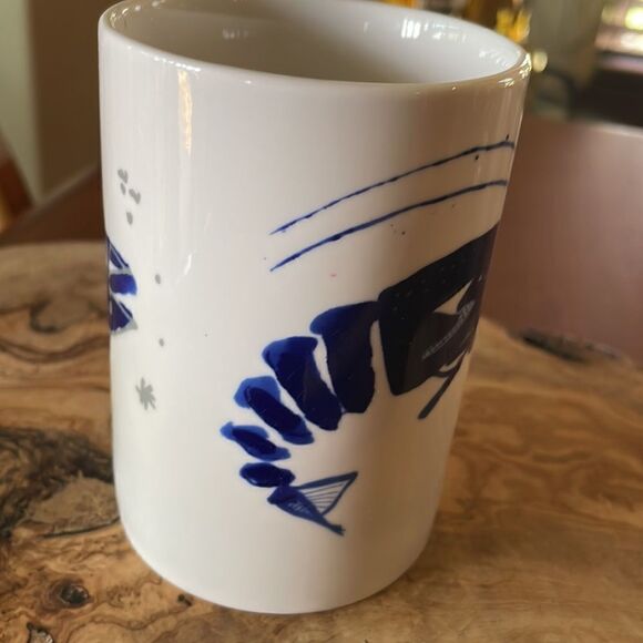 Gilitzer Porzellan Ocean Blue Mug Made in Germany, Signed - Picture 2 of 7